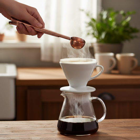 Two-in-one Coffee Scoop and Bag Clip Single