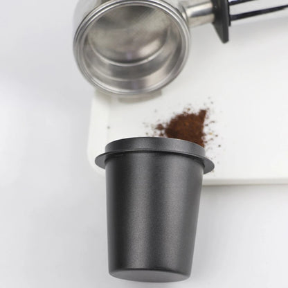 Coffee Dosing Cup - Stainless Steel - Black / 51mm - What Da Phin | Vietnamese Coffee Roasters