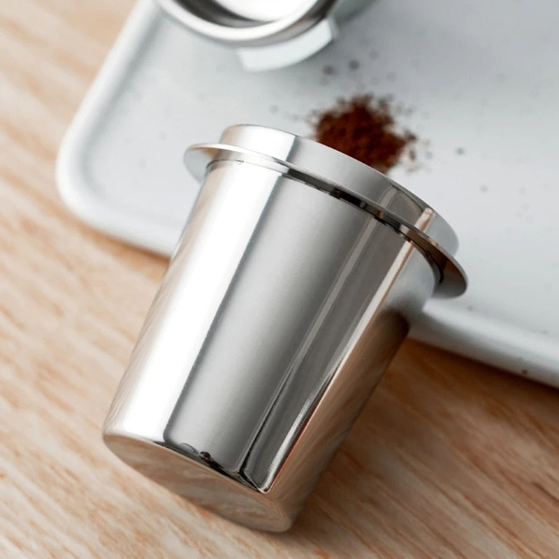 Coffee Dosing Cup - Stainless Steel - Silver / 51mm - What Da Phin | Vietnamese Coffee Roasters