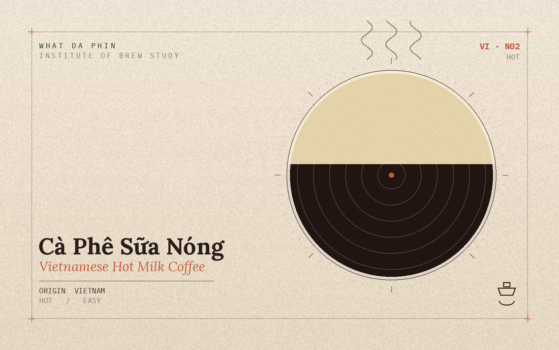 Cà Phê Sữa Nóng (Vietnamese Hot Milk Coffee)