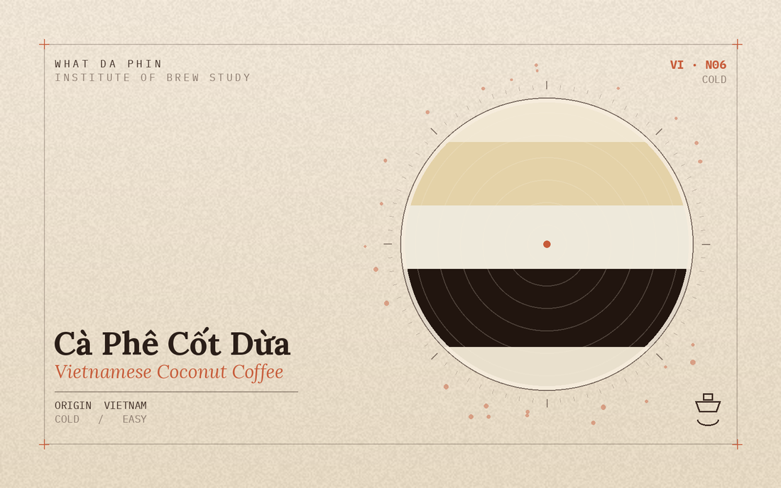 Cà Phê Cốt Dừa (Vietnamese Coconut Coffee)
