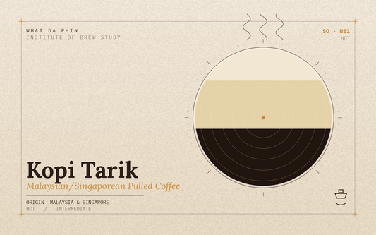 Kopi Tarik (Malaysian/Singaporean Pulled Coffee)