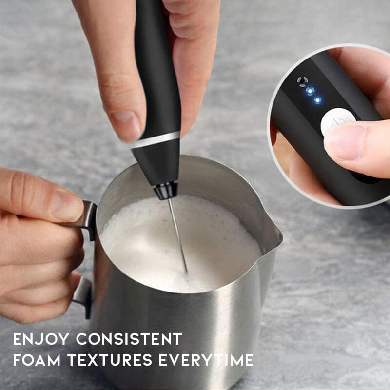 2 Mixer Heads Milk Frothing Coffee Handheld Frothing Electric Egg