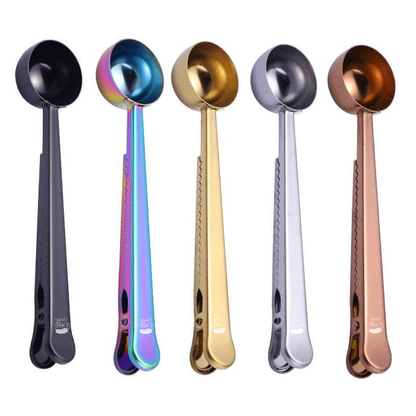 Two-in-one Coffee Scoop and Bag Clip Single